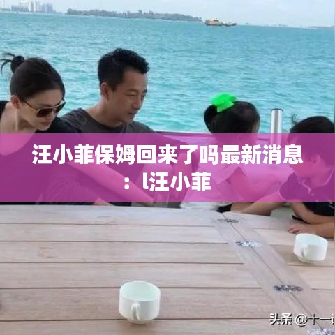 汪小菲保姆回来了吗最新消息：l汪小菲 