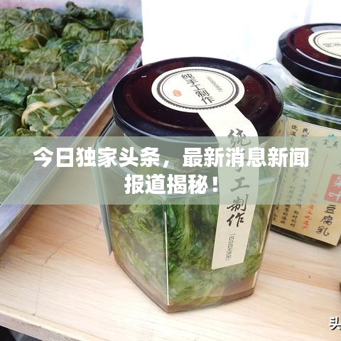 今日独家头条，最新消息新闻报道揭秘！