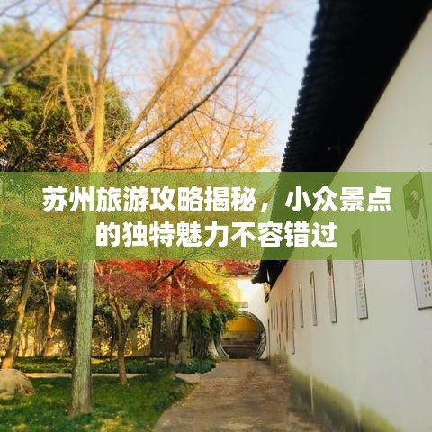 苏州旅游攻略揭秘，小众景点的独特魅力不容错过