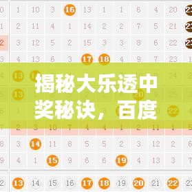 揭秘大乐透中奖秘诀，百度助你开启好运之门！