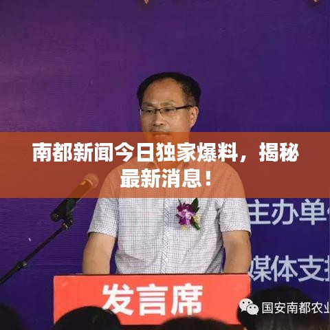 南都新闻今日独家爆料，揭秘最新消息！