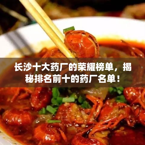 长沙十大药厂的荣耀榜单，揭秘排名前十的药厂名单！