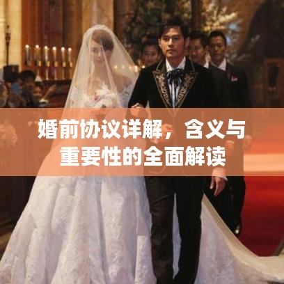 婚前协议详解，含义与重要性的全面解读
