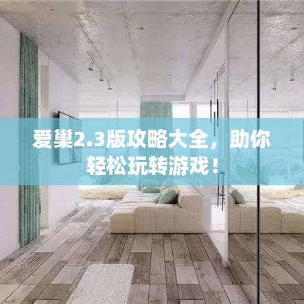 爱巢2.3版攻略大全，助你轻松玩转游戏！