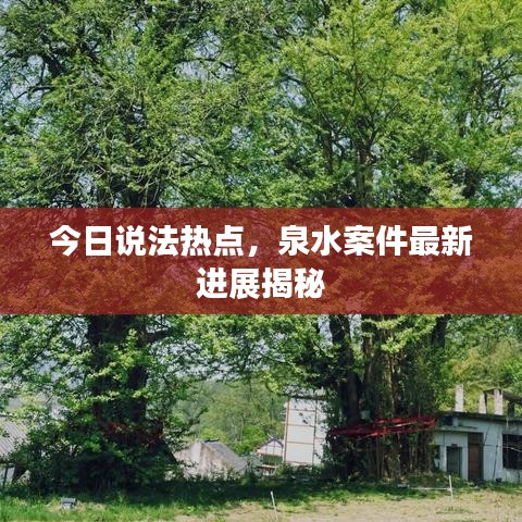 今日说法热点，泉水案件最新进展揭秘