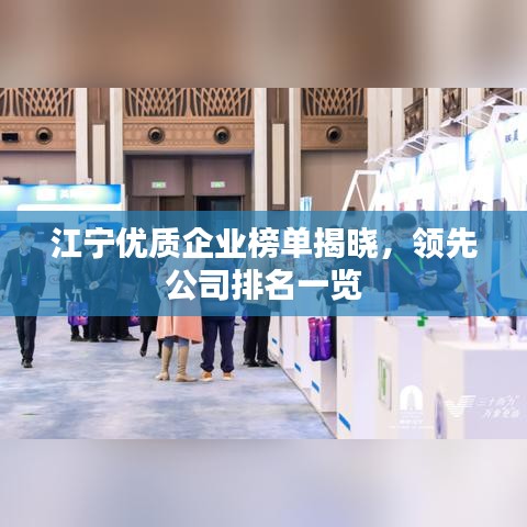 江宁优质企业榜单揭晓，领先公司排名一览