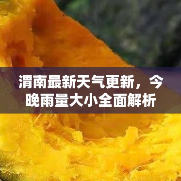 渭南最新天气更新，今晚雨量大小全面解析